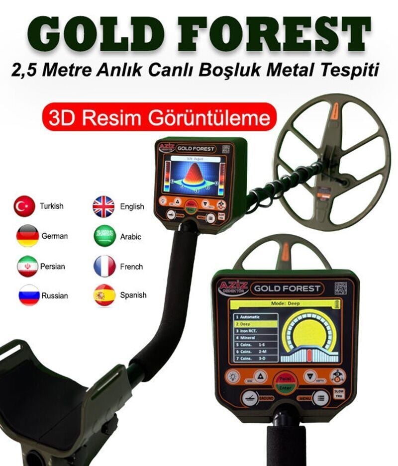 Gold Forest Derin Arama Dedektörü